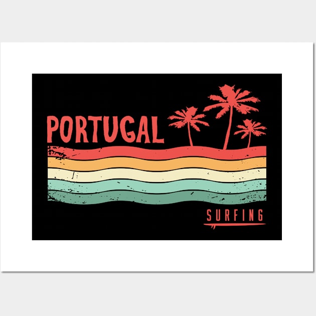 Portugal surfing Wall Art by SerenityByAlex